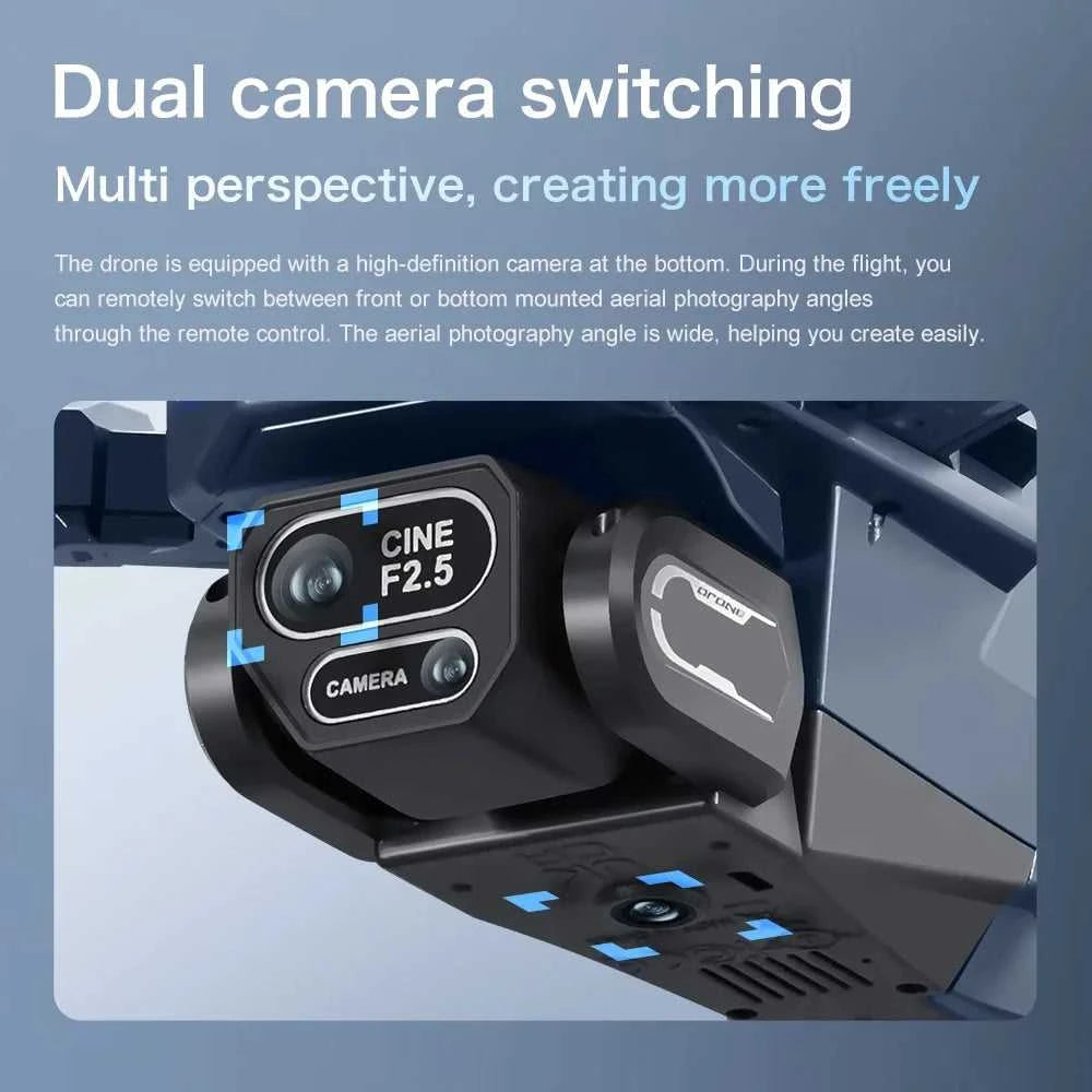 Lenovo GT8 Drone 8K Professional Dual Camera GPS FPV Brushless Motor Optical Flow Hovering Folding Quadcopter 4K RC Dron Toys The jack market .AU The jack market .AU Drones $ 126 14:193#Blue-6k-Battery1
