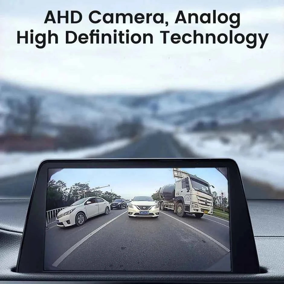 AHD 1080P 4 PIN Backup Camera - Crystal Clear Rear View for Trucks, Vans, RVs & Heavy-Duty Vehicles