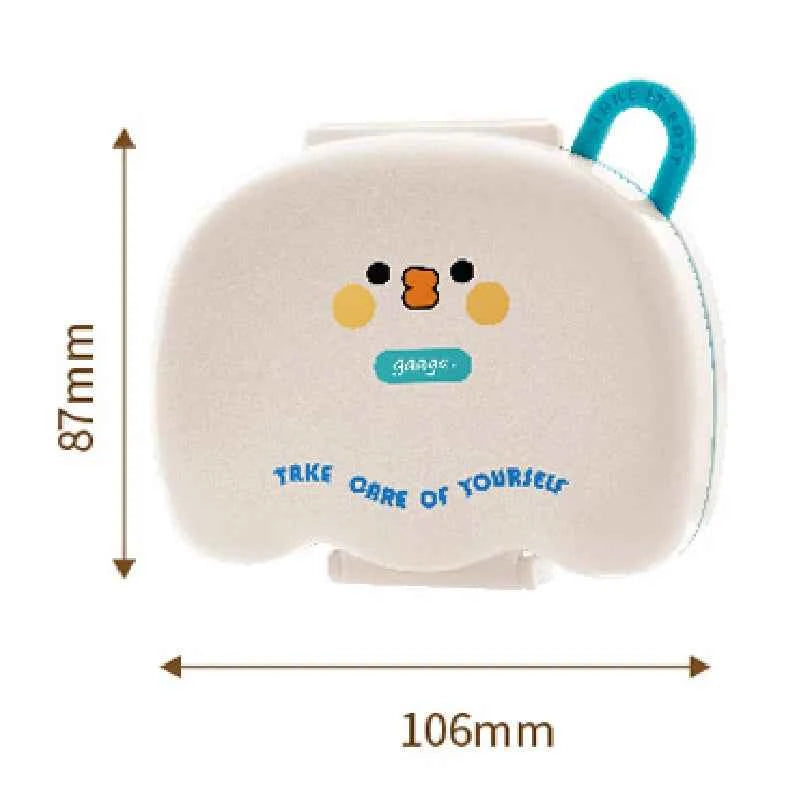 TravelMate Portable Mini Pill Organizer - Multi-Grid Storage for Timely Doses Anywhere, Anytime!