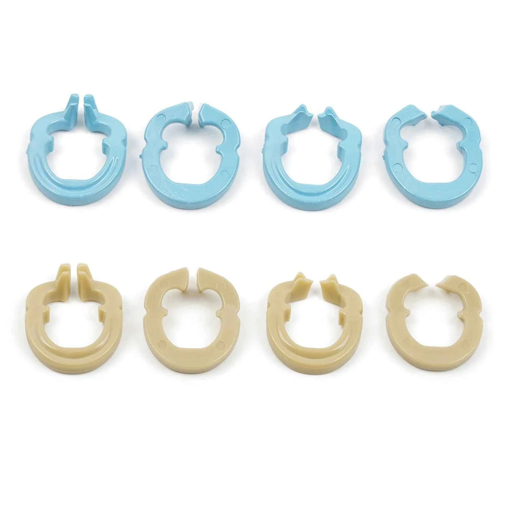 WELLCK Autoclavable Dental Rubber Dam Clamp - Resilient Resin Separator Ring for Precision Barrier Protection