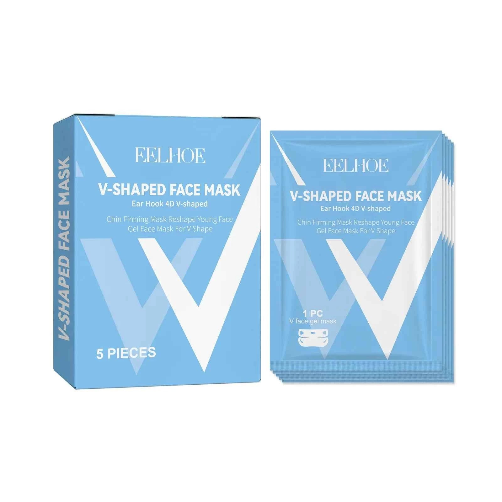 Radiant Glow Collagen Facial Mask | V-Shaped Firming & Brightening Hydration with Hyaluronic Acid