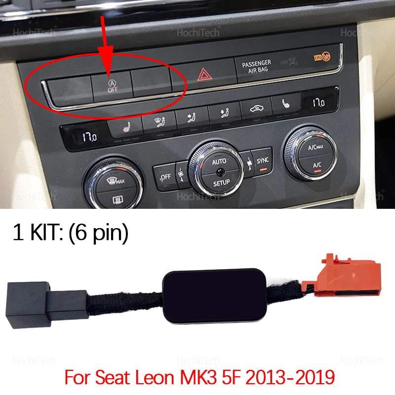 For Seat Leon MK3 5F 2013-2019 Car Automatic Start Stop Engine System Off Plug and Play Auto Stop Start Parts 2016 2017 2018