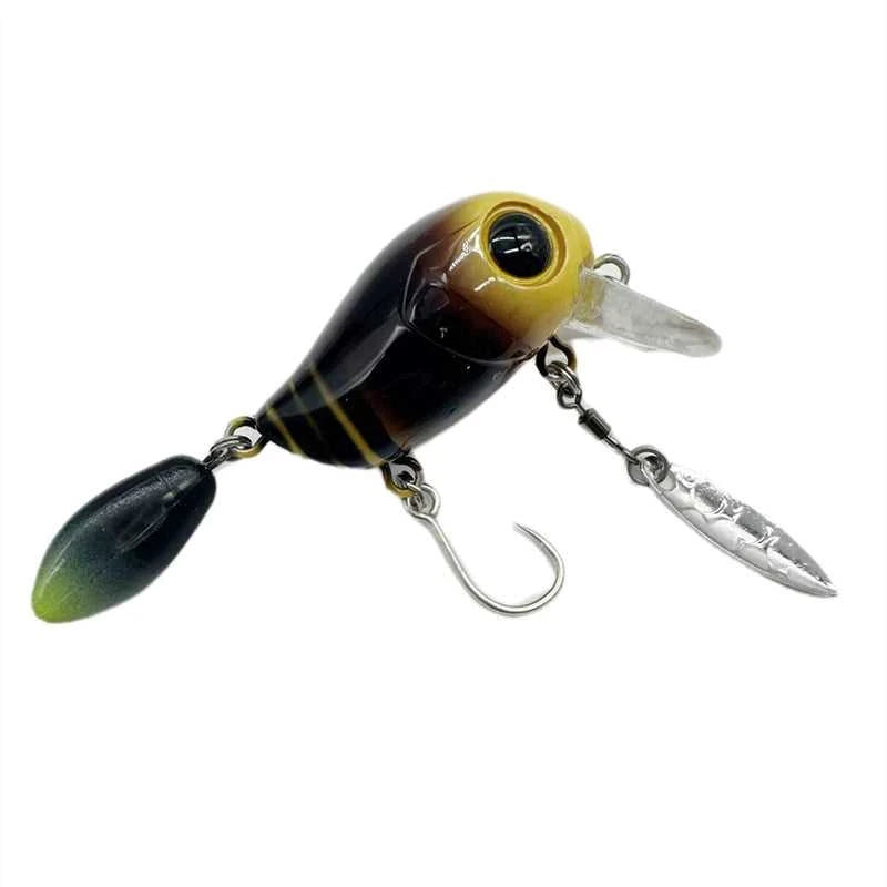 2g Micro Tappy Fishing Lures Crankbait Floating Wobblers Tongue Plate Fishing Spinners Spoon with Feather Rotates Bass Trout The jack market .AU The jack market .AU Fishing Gear $ 22 14:200006152#9;5:8022#2g