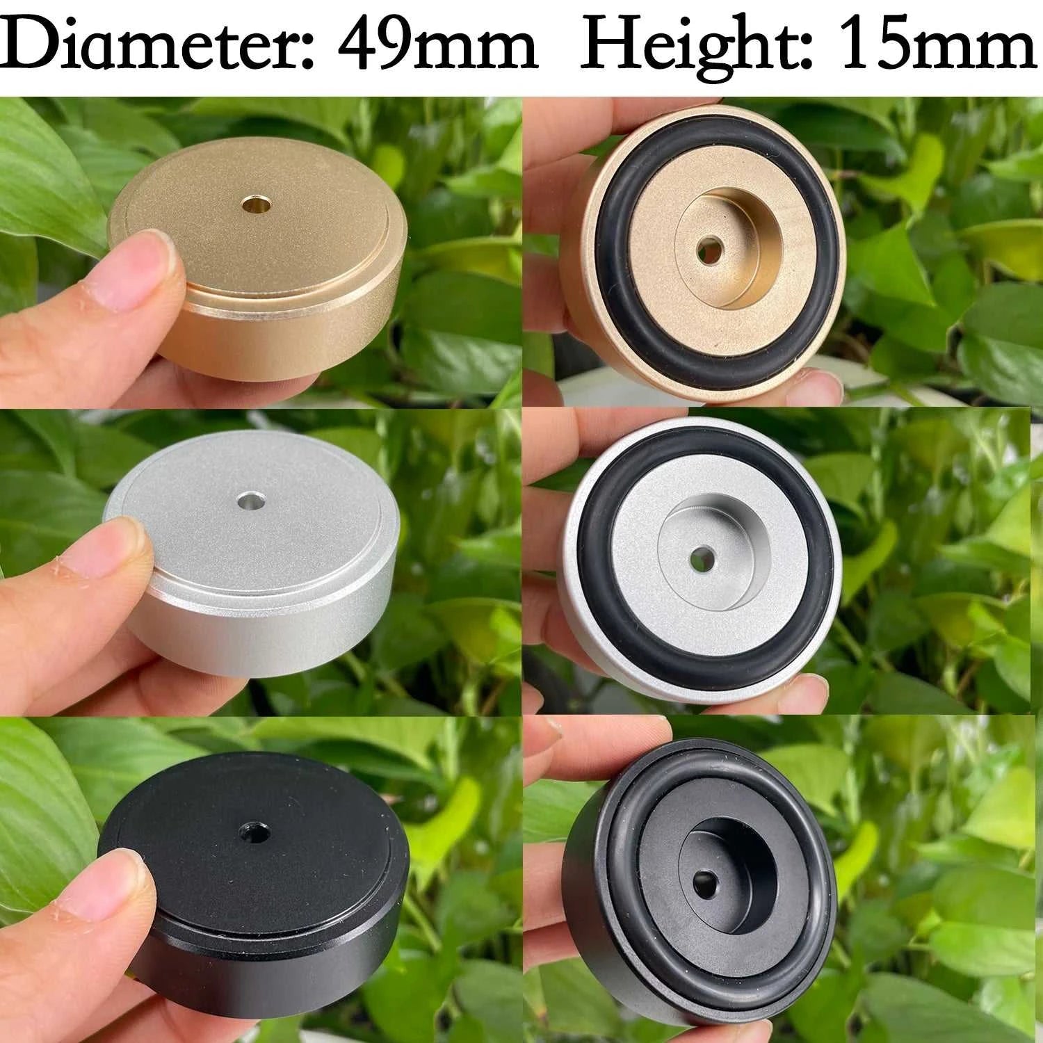 4PCS Audio Speaker Isolation Feet Pad 30*10mm 40*10mm 49*15mm Aluminum Amplifier Feet CD DAC Speakers Shock Absorption Feet Pad The jack market .AU The jack market .AU Accessories Electronics $ 62 14:193#40x10mm 4pcs;200000828:201589809#Black