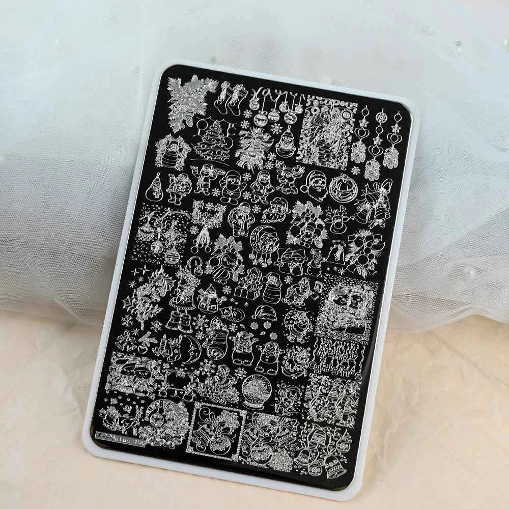 Maple Leaf Nail Stamping Plates - Stunning Autumn & Winter Leaf Designs for Unique Manicures