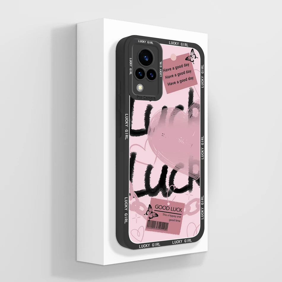 Vivo V21 Liquid Silicone Case - Full Coverage Anti-Drop Protection, Stylish & Soft Back Cover
