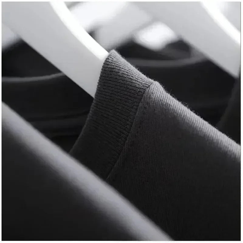 Men Clothes Fashion Tactical T-Shirts Streetwear 100% Cotton Loose Tops Breathable Soft Tee Military Enthusiast