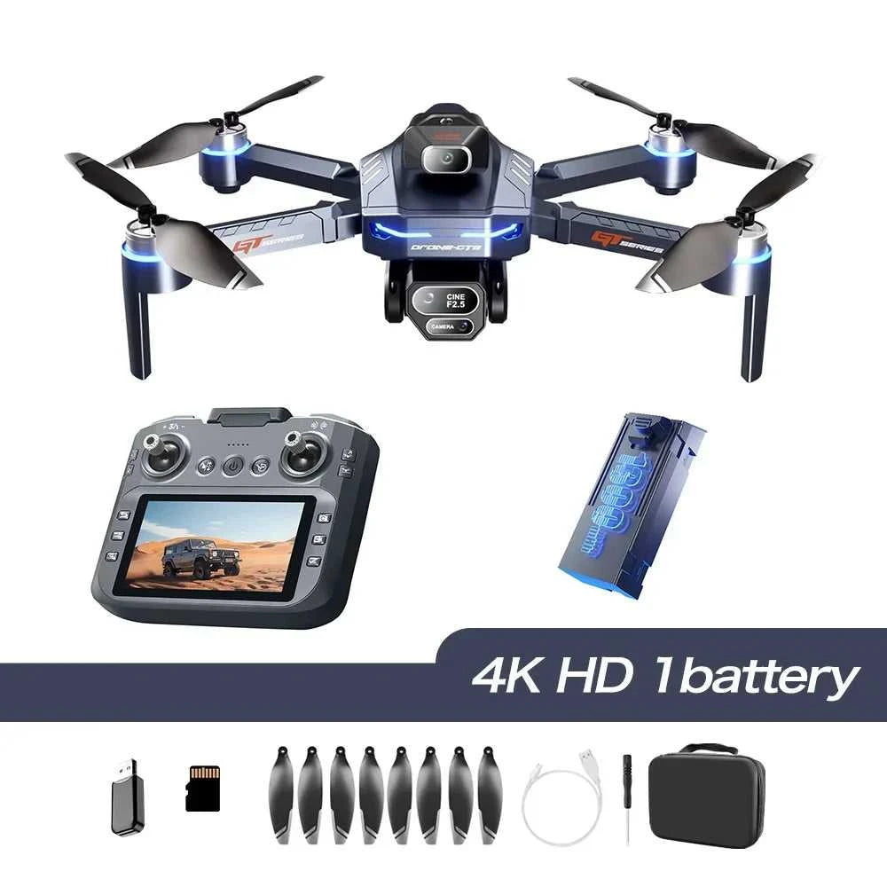 Drone 4K HD GT8 Camera Obstacle Avoidance Aerial Photography Brushless Drone with Screen Foldable RC Drone Quadcopter RTF The jack market .AU The jack market .AU Drones $ 143 14:366#GT8-8K-blue-3B-64G