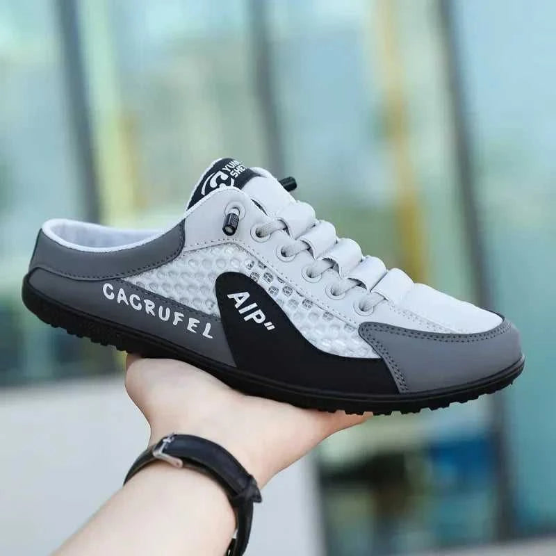 Men's Fashion Soft Bottom Half Slippers Summer New Casual Shoes Soft Bottom Support Shoes Sports Shoes Zapatos De Hombre The jack market .AU The jack market .AU Step Up Your Style: Trendy Shoes for Every Occasion! $ 67 14:29#White Khaki;200000124:200000338