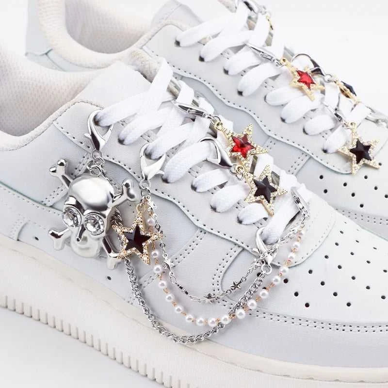 1PCS Luxurious Diamond DIY Heart Star Pearl Shoe Chain Punk Original Detachable Studded Pentagram Shoe Accessories Jewelry Penda The jack market .AU The jack market .AU Step Up Your Style: Trendy Shoes for Every Occasion! $ 48 14:1063#18;200007763:201336100