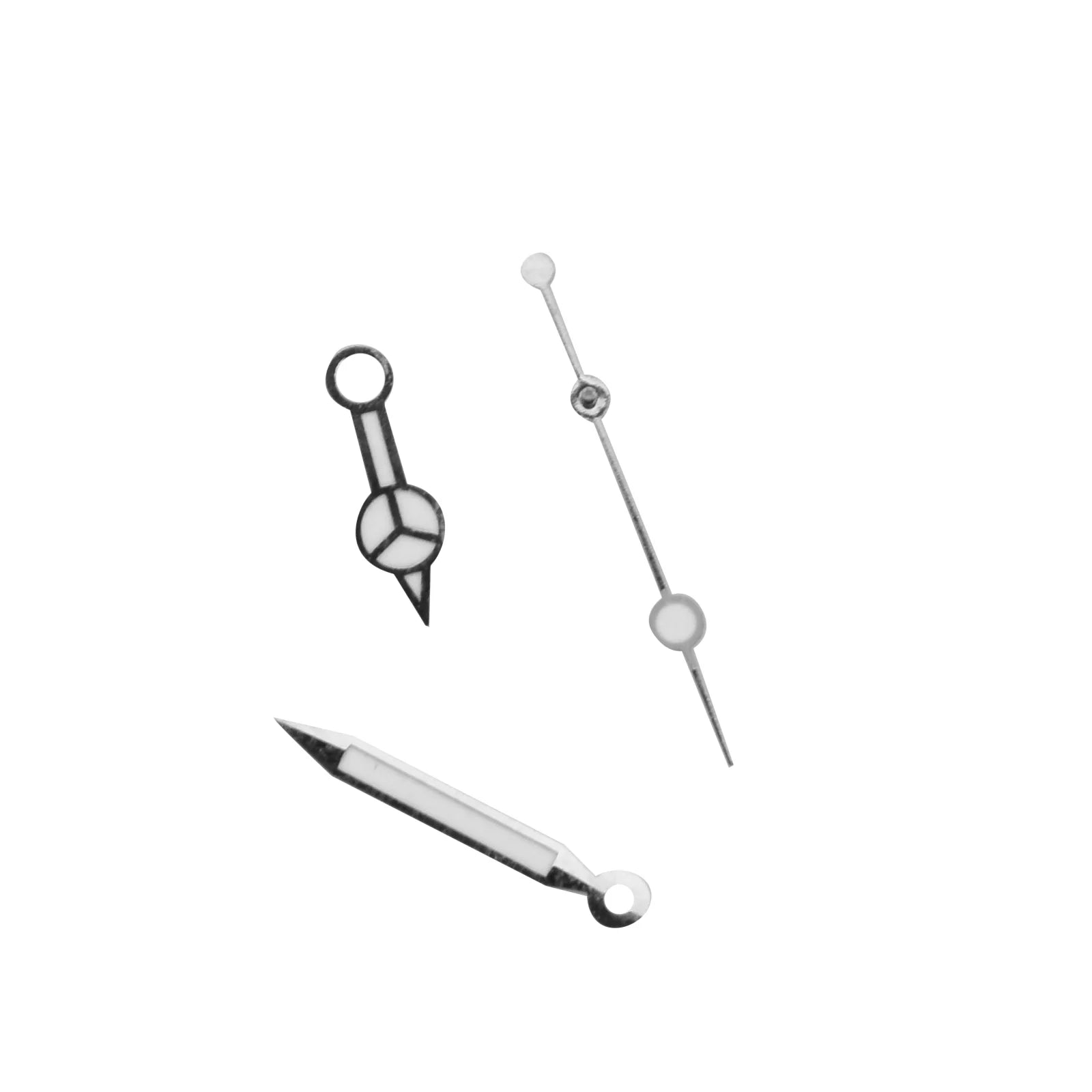 For ETA 2824 Movement Silver Plated Watch Hands Needles Kit For ETA 2824 Watch Movement Accessories Replacement Repair Part Tool