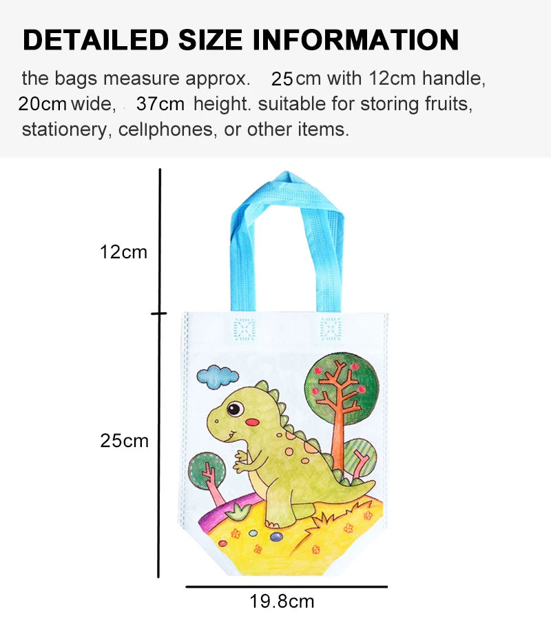5pcs Graffiti Bag with Marker Pen Color Cognition Children Drawing Toys Puzzle Parent-child Kindergarten Activity Props TMZ