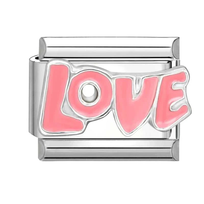 2024 Fashion Pretty Sweet Colour Rose Flower Charm Italian Links Fit 9mm Stainless Steel Bracelet Making DIY Jewelry The jack market .AU The jack market .AU Jewellery & Chains $ 51 200001033:361187#No.6