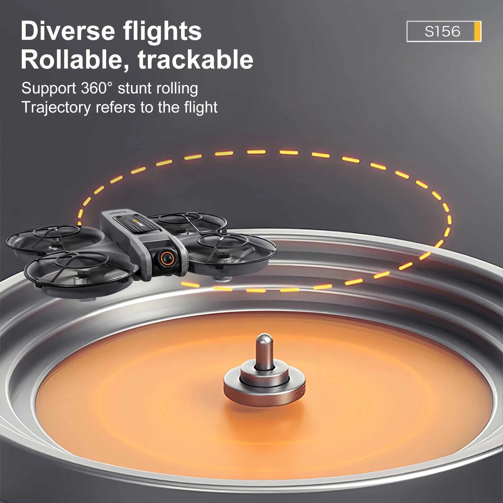 NEW S156 RC Drone 2.4G 5G WIFI Professional 8K Aerial Photography Remote Control Aircraft HD Dual Camera Quadcopter Boy Toy Gift The jack market .AU The jack market .AU Drones $ 124 14:350852