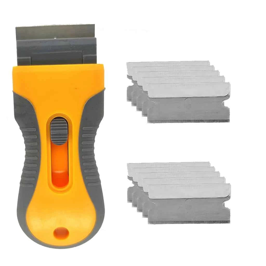 CleanMaster Premium Scraper Knife | Versatile Push Blade for Effortless Adhesive Removal from Glass & Ceramic Tiles