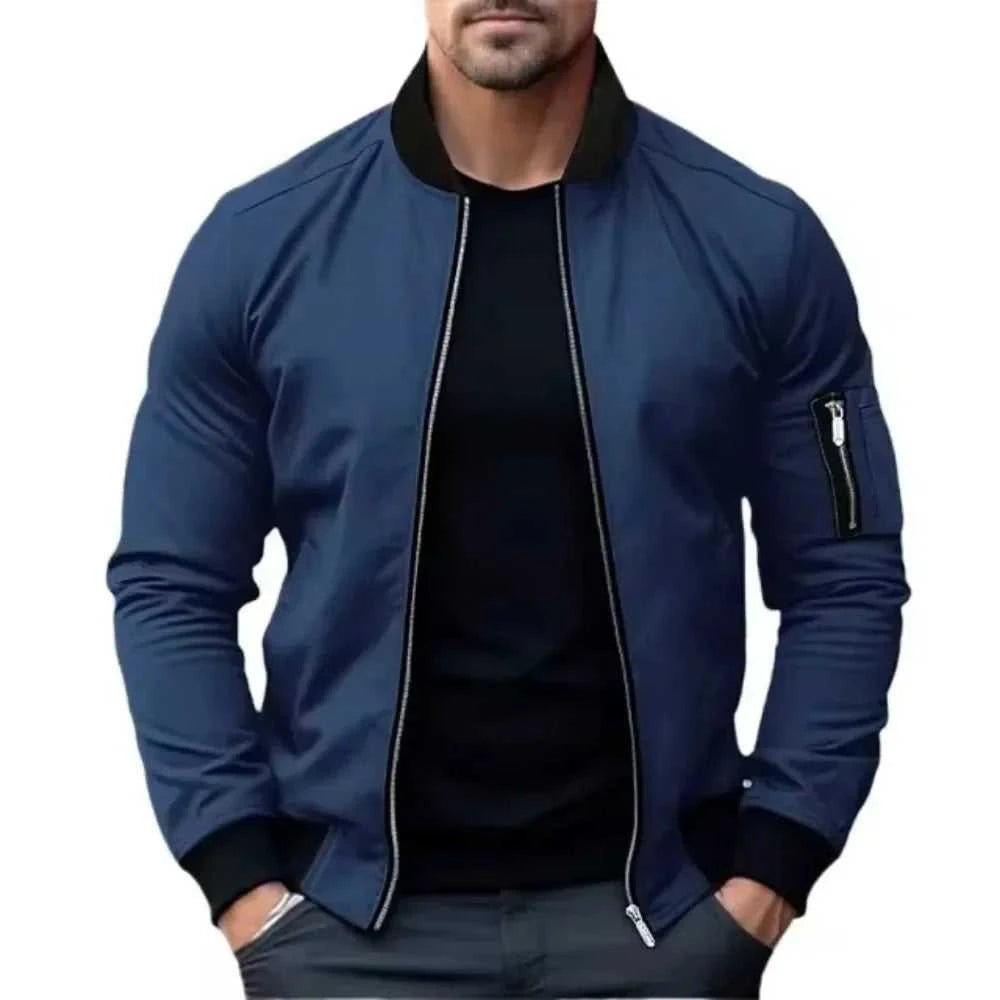 Jacket Casual Lightweight Jacket For Men Sports Windbreaker Zip Up Coat with Pockets Clothing Spring Autumn Men's Bomber jackets The jack market .AU The jack market .AU Men Fashion $ 57 14:200004889#army green;5:361385