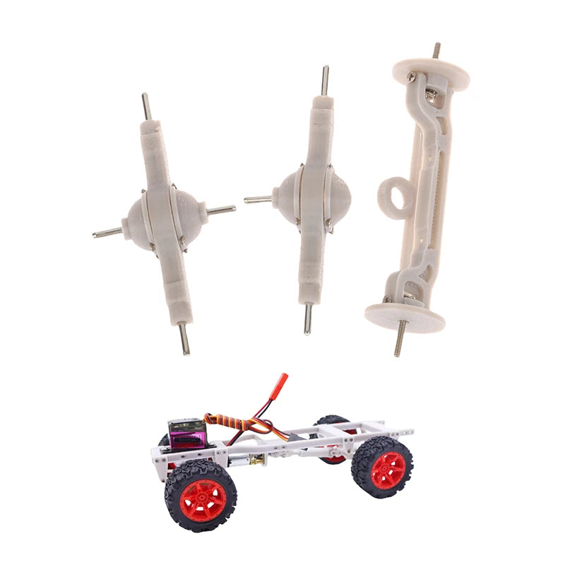 New  1/2/3Pcs 1/32 RC Car Front Middle Rear Bridge Modified Axle Parts DIY Part Metal Gear Accessories