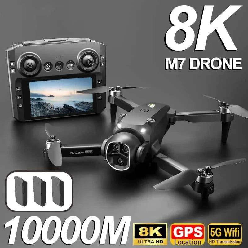 M7 Drone 8K Aerial HD Dual Camera Photography Intelligent Obstacle Avoidance Brushless Power 5G WIFI GPS Return Drone The jack market .AU The jack market .AU Drones $ 127 14:496#M7-8K HD-B3