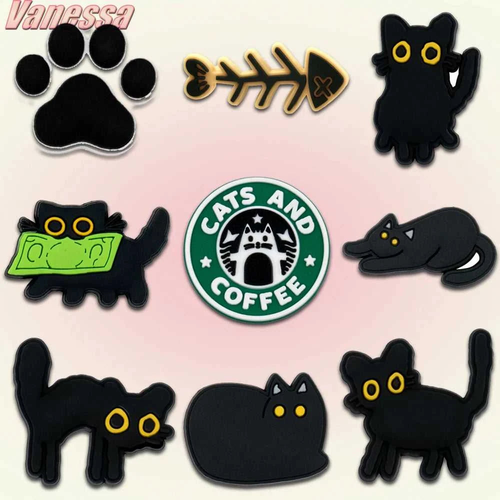 9-50pcs PVC Cat Shoe Charms Pet Shoe Decorations Pins for Women Girls Gift Sandal Accessories Ragdoll Cat Animal Clog Buckle The jack market .AU The jack market .AU Step Up Your Style: Trendy Shoes for Every Occasion! $ 50 14:173#9pcs