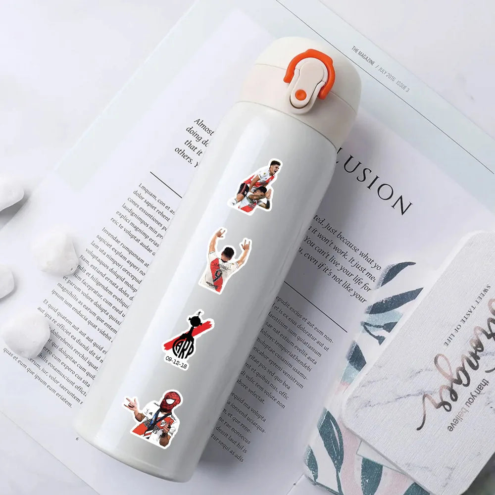 10/50PCS RIVER PLATE Stickers Football Team Cartoon Sticker Funny Sports Graffiti DIY Fans Gift Laptop Guitar Car Bike Kids Toys