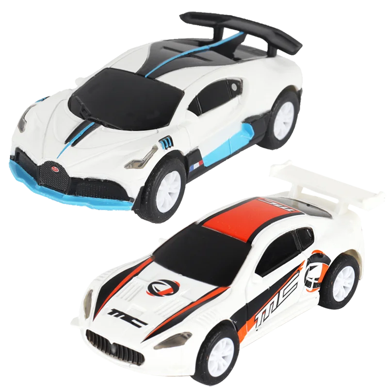 1:64 Slot Car Electric Race Track Set – 2-Pack Circuit Railway Toy