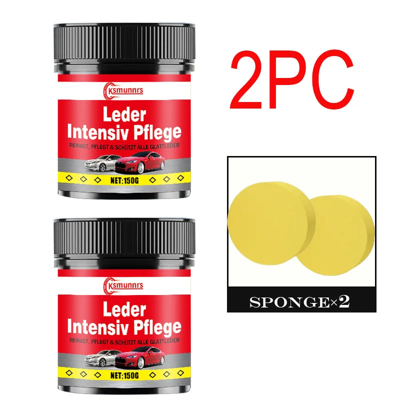 NEW !! Car interior renovation wax, plastic parts renovation, leather gloss wax, tire protection oil, black vehicle yellowing