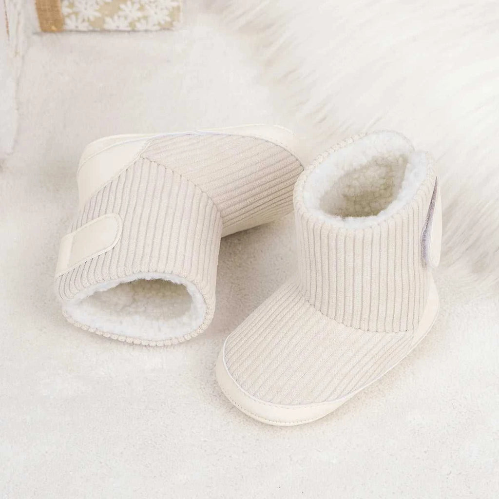KIDSUN Newborn Baby Winter Boots Soft Corduroy Warm Booties With Fur Lining Unisex Design For Baby Boys Girls The jack market .AU The jack market .AU Mum & Kids: Essential Products for Every Family $ 26 14:771;200000264:201336170
