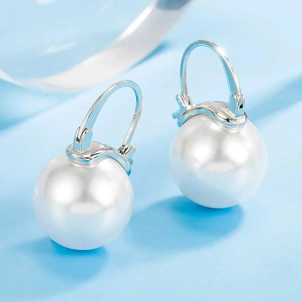 Trendy products 925 Sterling Silver earring for Women White Pearl 18k Gold romantic Hook Engagement Party Jewelry Holiday gifts The jack market .AU The jack market .AU Jewellery & Chains $ 48 200000226:29
