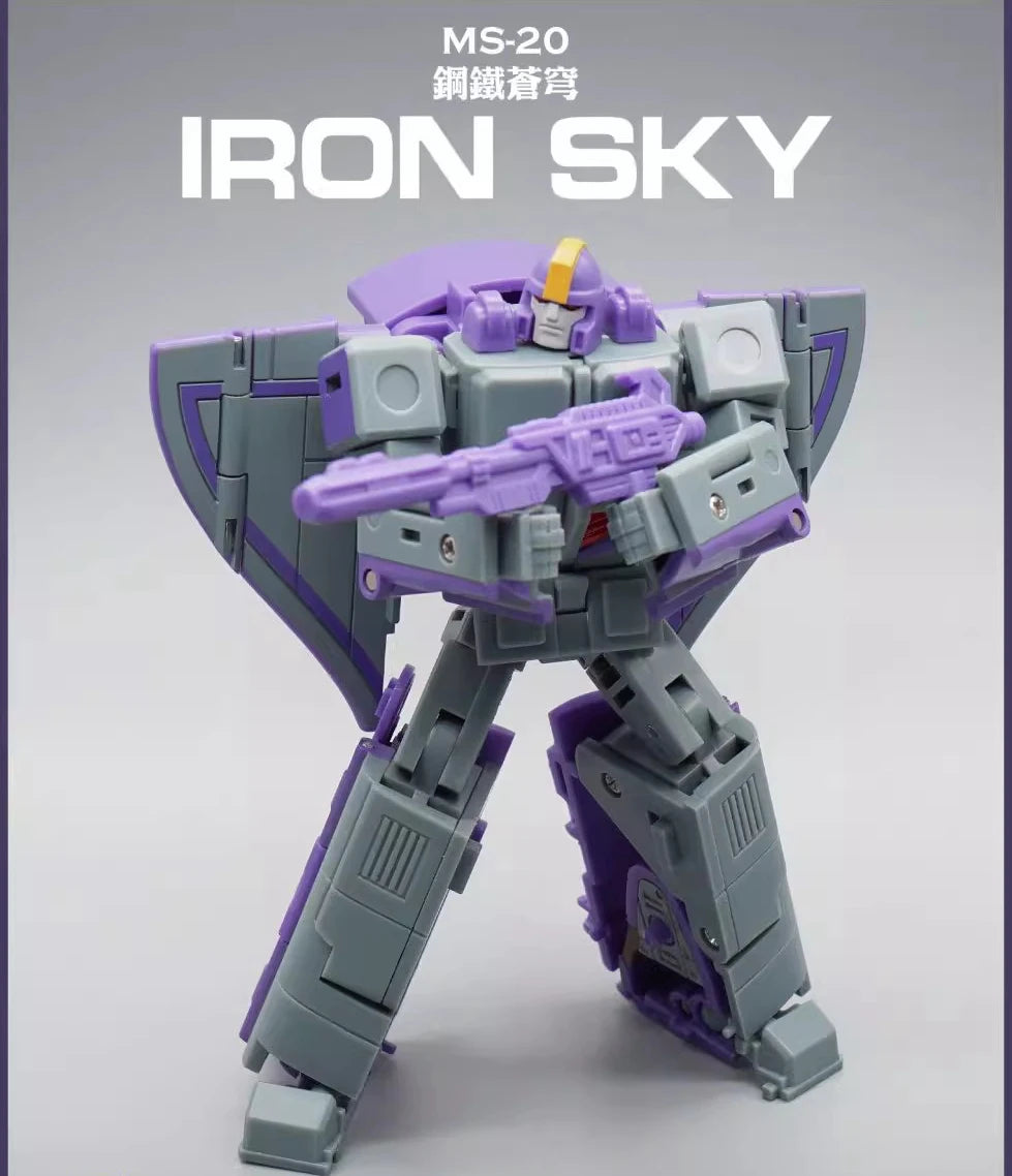 Mini Soundwave With Laserbeak Transformation MFT HS-03 HS03 Hot Soldiers G1 Pocket War Deformation Action Figure Robot Toy Gifts