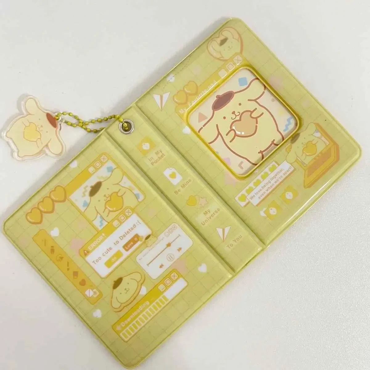 Hello Kitty Refillable Photo Album Cute Cartoon Design for Kpop Star Cards Collection Kawaii Memory Book with PVC Sleeves Gift