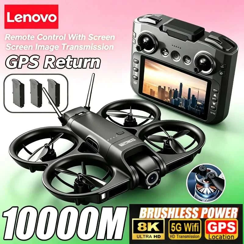 Lenovo Drone With 4.3-inch Large Screen 8k High-definition Aerial Photography Obstacle Avoidance Remote Control Quadcopter 2026 The jack market .AU The jack market .AU Drones $ 88 14:29#Black