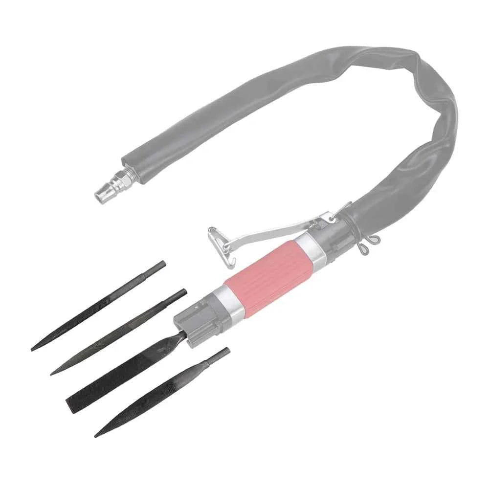 4pcs Air File Bit Set - 5mm Flat Polishing & Grinding Bits for Electric & Pneumatic Tools