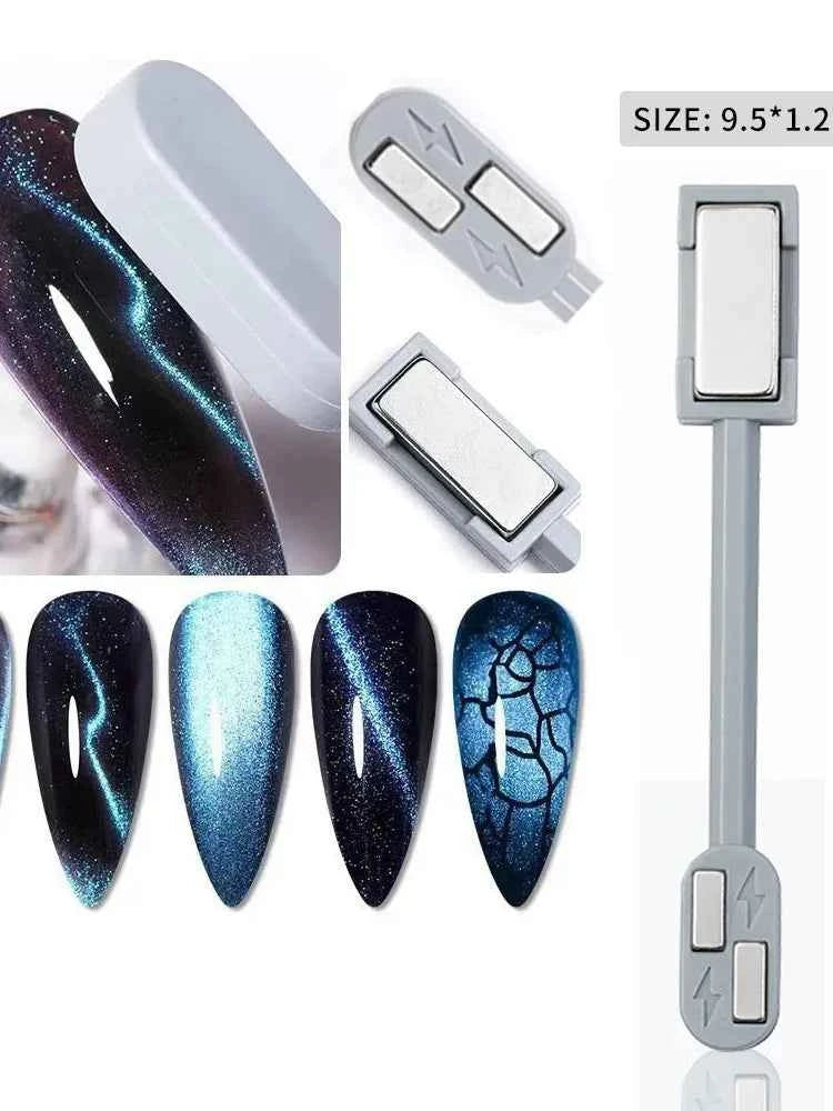 StrongCat Cat Eye Magnet Stick for UV Gel Polish - Multi-Functional Nail Art Decoration Tool