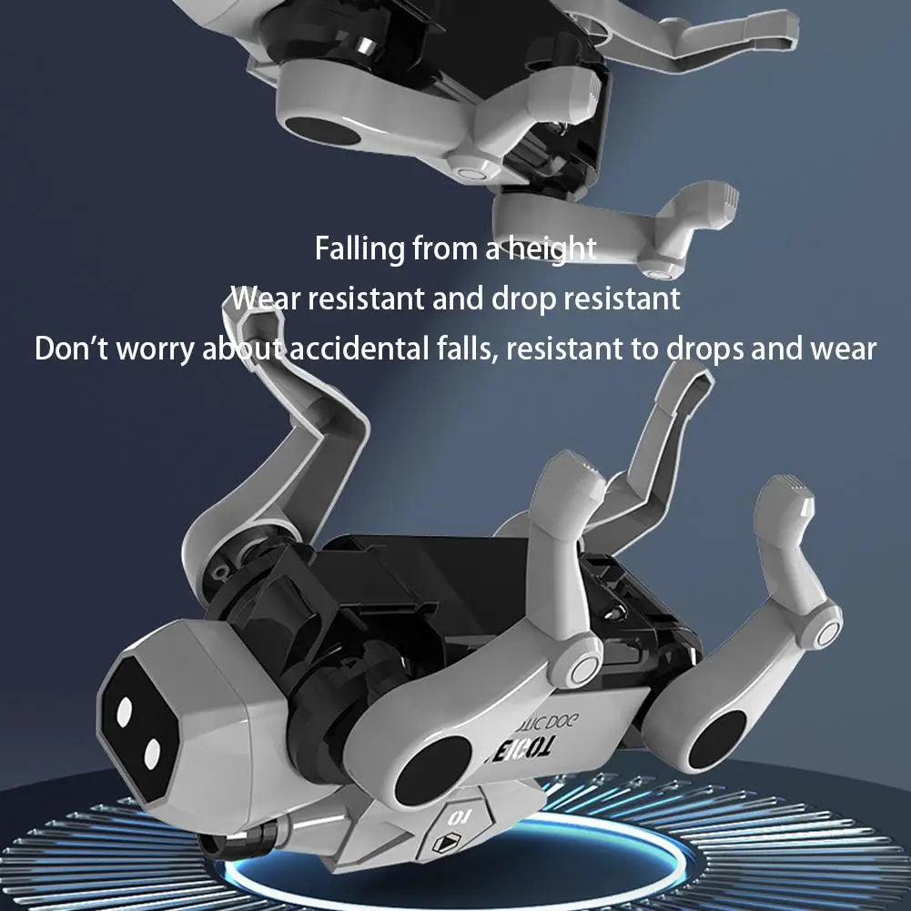 New remote-controlled mechanical dog toy children's remote-controlled assembly model toy children's toy gift