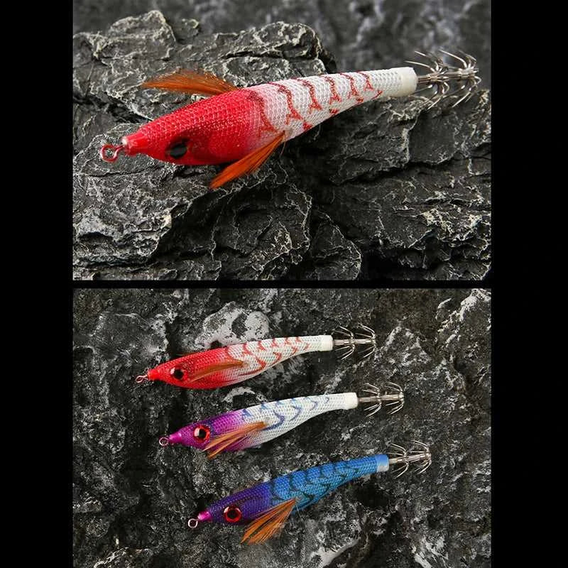 Luminous Colorful Floating Fishing Bait Squid Jig Artificial Fishing Lure Squid Hook Wood Shrimp Fishing Bait Octopus Cuttlefish The jack market .AU The jack market .AU Fishing Gear $ 23 14:200006151#F