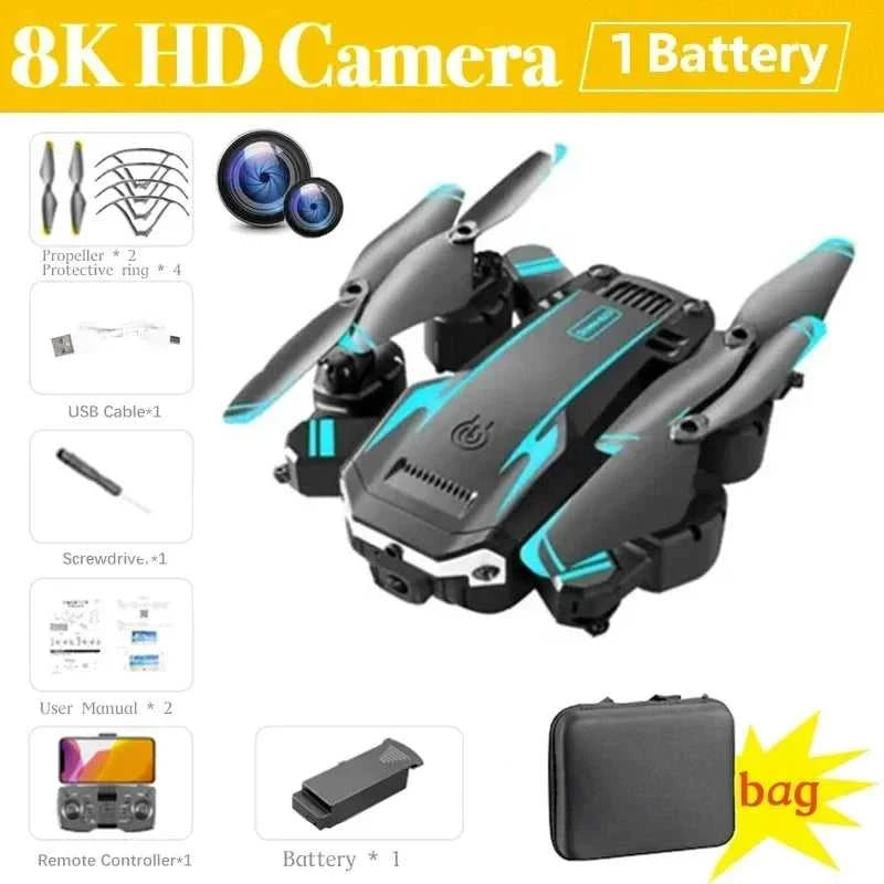 New G6 Drone 8K 5G GPS Professional HD 360 ° Aerial Photography Dual-Camera Foldables Obstacles Avoidanc Brushless Quadrotor 5KM The jack market .AU The jack market .AU Drones $ 78 14:100018786#BL-4K single camera