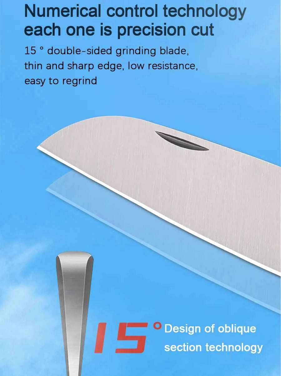 YingQu CP58 Folding Knife Stainless Steel Knife Food Grade ABS Handle Outdoor Camping Pocketknives Fruit Cutting Hand Tools