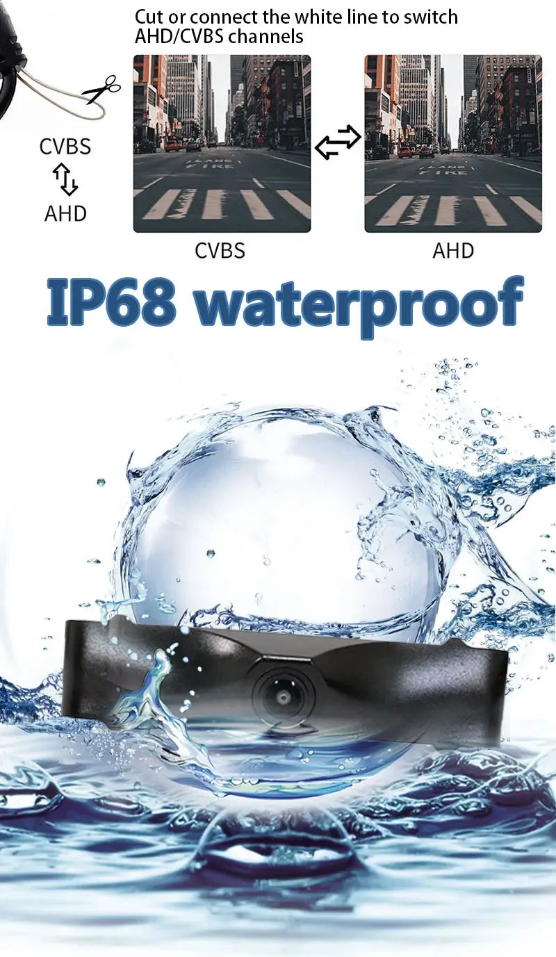 AHD Car Front View Camera Night Vision Waterproof Front Grille Camera For Audi A6 A6L C7 C8 4G Avant 2012 ~ 2018