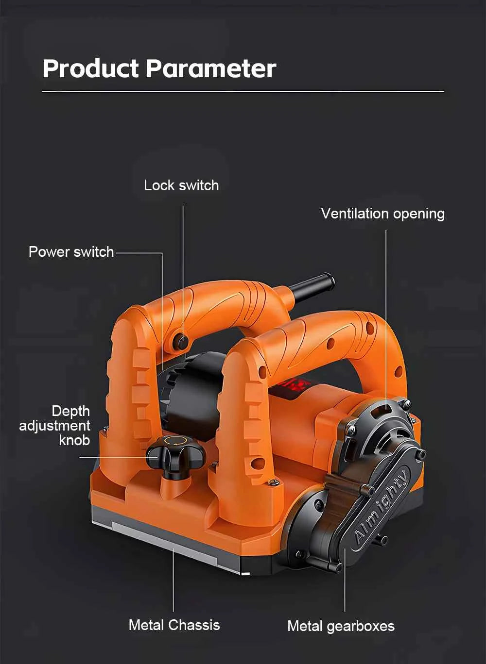 Electric Wall Planer High Power Shovel Machine Shoveling Putty 2990W/4280W/4580W Planer for Concrete Whitewash Wall Renovation