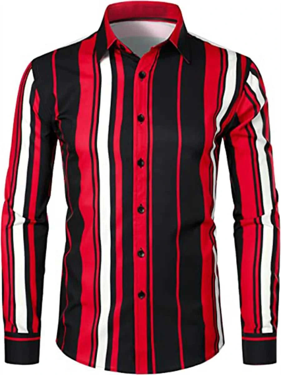 Fashionable Men's Shirt Splash Ink Stripe Designer Design Casual Outdoor Lapel Luxury Party Tops Soft Comfortable New Style The jack market .AU The jack market .AU Men Fashion $ 45 14:350850#AE335;5:200000991