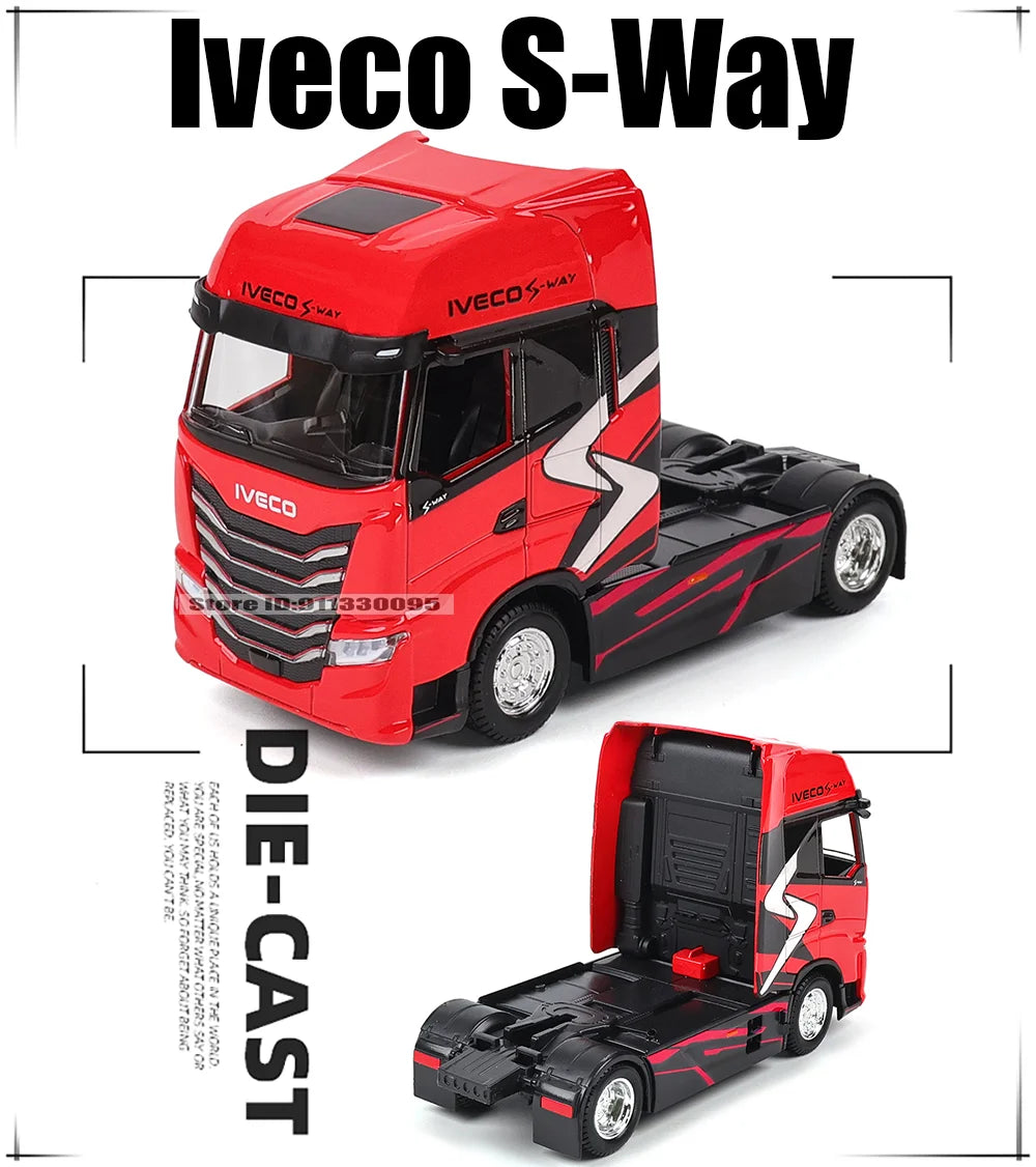 Bburago 1:43 Transport vehicle front end Volvo FH16Globetrotter 750XXL model simulation car model alloy car toy male collection