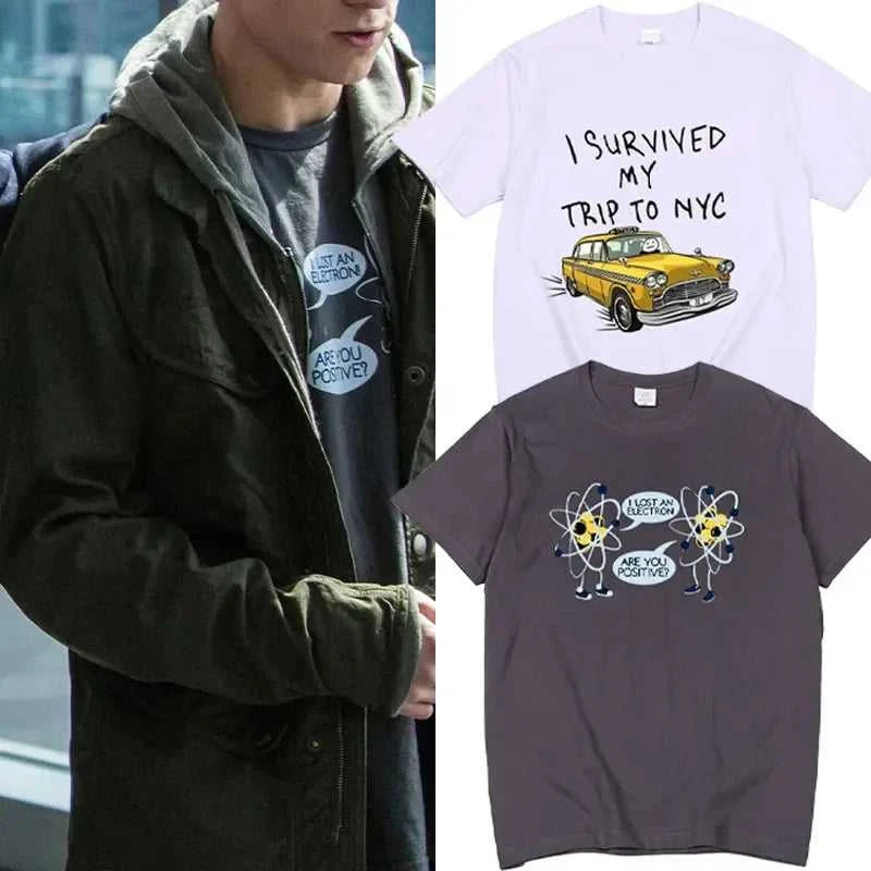 I Lost An Electron Tom Holland Same Style Graphics T Shirt Men Women High Quality Cotton T-shirts Fashion Streetwear Ropa Hombre The jack market .AU The jack market .AU Men Fashion $ 36 14:350852#88179cotton-pink;5:4182