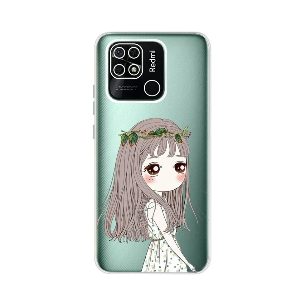 For Cover Redmi 10 Case Silicon Back Cover Phone Case For Xiaomi Redmi 10 2022 Soft coque TPU Redmi 10a 10c Clear bumper etui