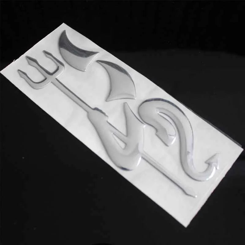 PVC 3D Devil Style Demon Sticker Cool Devil 3D Car Sticker Auto Styling  Logo PVC Decals Decoration Car Styling DIY Accessories