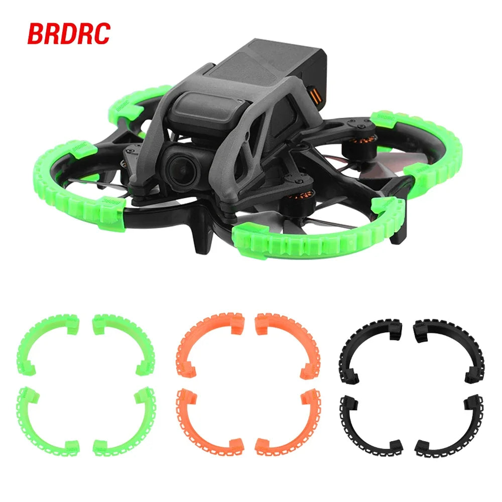 BRDRC Propeller Guard For DJI Avata Drone Protector Bumper Rings Propeller Anti-drop Lightweight Protection Cover Accessory