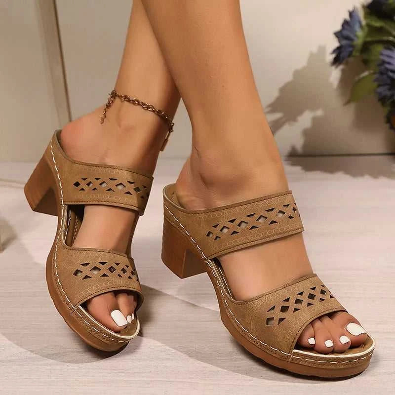 Retro Hollow Out Thick-Heeled Sandals Women Summer Lightweight High Heels Slippers Woman Plus Size Outdoor Platform Sandles 43 The jack market .AU The jack market .AU Step Up Your Style: Trendy Shoes for Every Occasion! $ 67 14:200001438;200000124:200000338