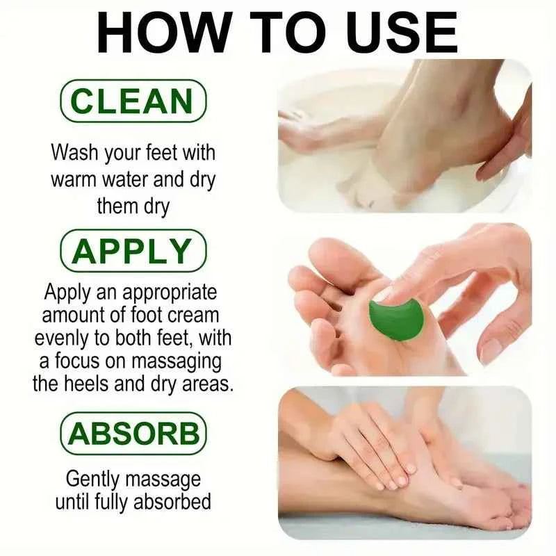 YUITIKUE Tea Tree Oil Foot Cream 100g - Multi-Use Moisturizer for Feet, Hands, Knees & Elbows, Gentle Care with Vitamin E & Aloe
