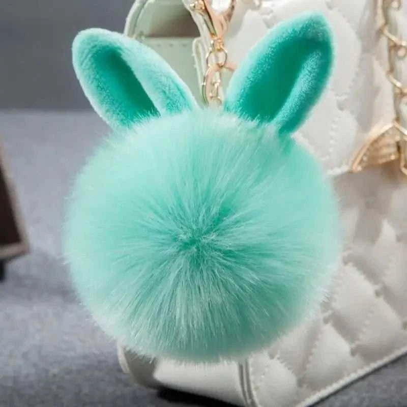 Furry Rabbit Ear Furry Ball Keychain Cute Rabbit Ear Plush Pendant Faux Fur Furry Rabbit Ear Bag Accessory Car Hanging Accessory The jack market .AU The jack market .AU Jewellery & Chains $ 47 14:1202#Brown