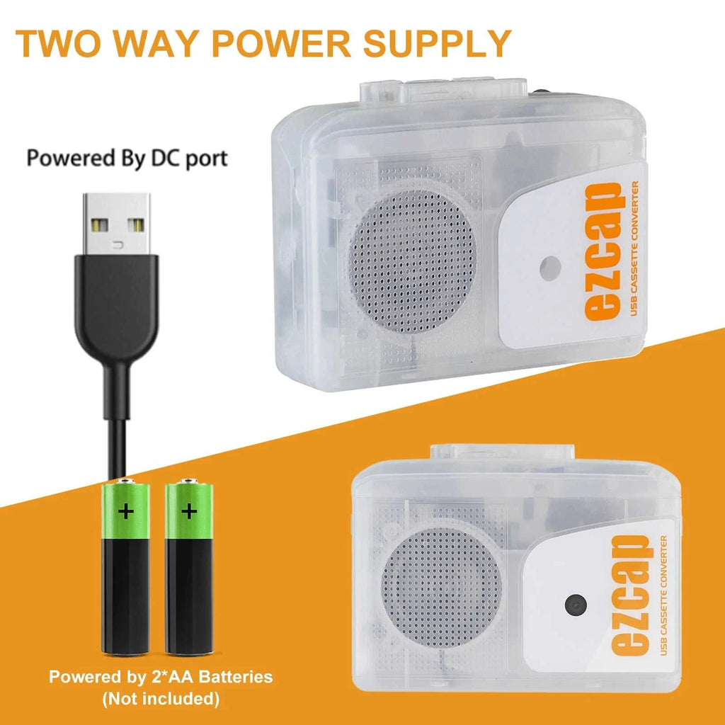 Cassette Player Walkman Cassette Player Portable Speaker Multiple Power Supply Methods Digitizes Cassette Music to MP3 Function The jack market .AU The jack market .AU Accessories Electronics $ 74 14:29