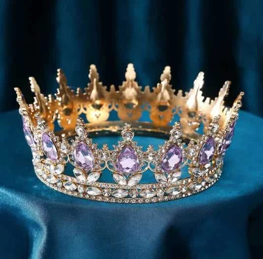 Wholesale Gold Crystal Headdress Prom Pageant Full Round Circle King Crowns For Cake Decoration The jack market .AU The jack market .AU Jewellery & Chains $ 65 200001033:200025551#C21;351:200001569